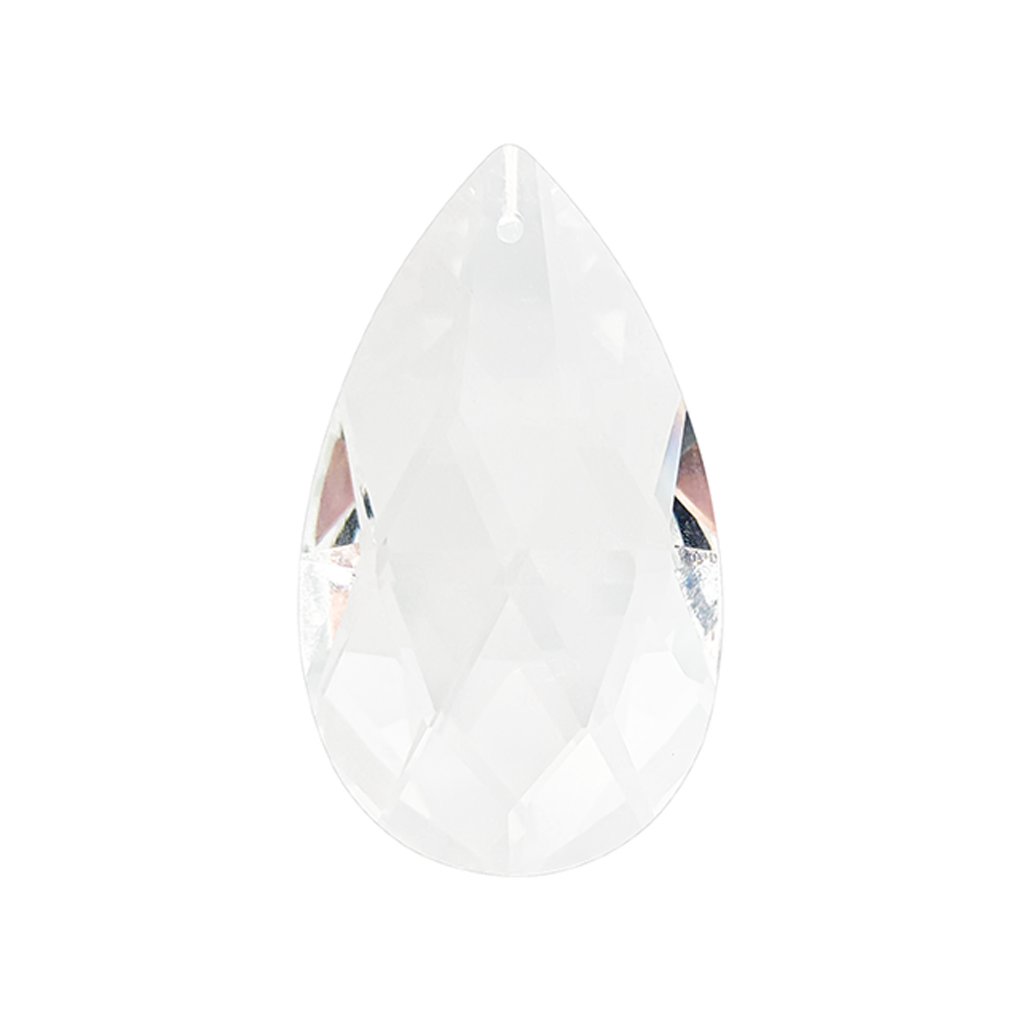 C20260  Full Facet Pendalogue Crystal Without Ring 63mm